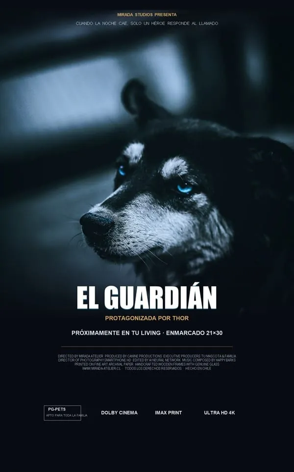 Cuadro Película de Cine Personalizado de tu Mascota